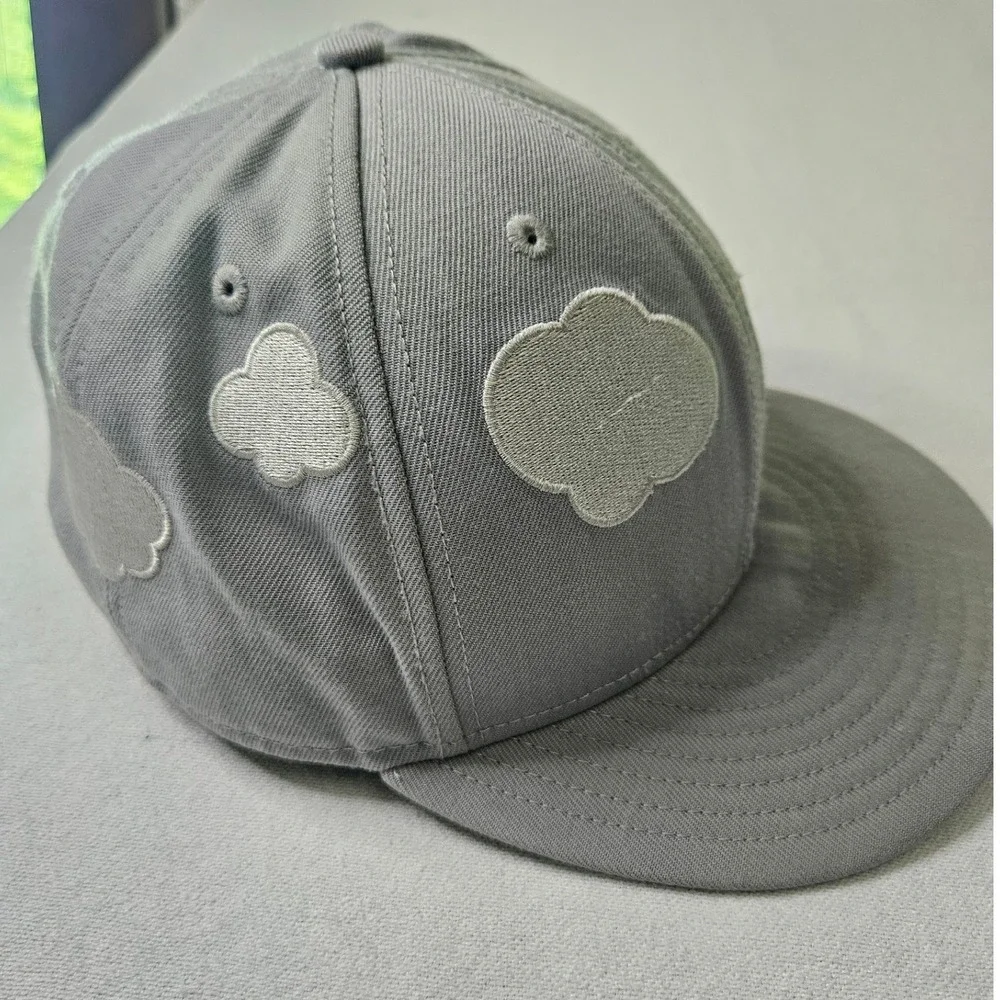Rare New Era 59FIFTY Gray Cloud Aviator Character Hat 7 3/8 Japan? Ltd Release
